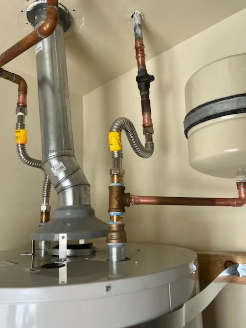 Water heater installation and plumbing repair in Ludlow
